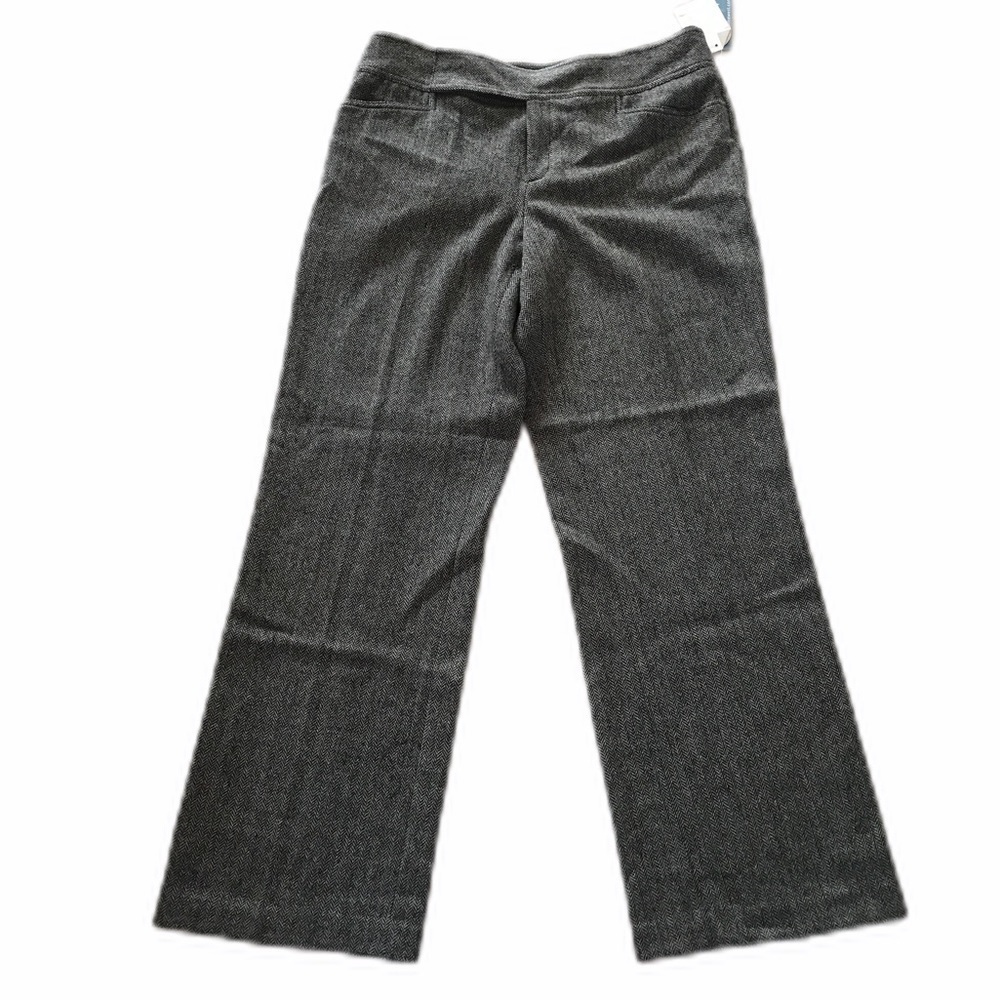 𝅺NWT Nine West Wool Black White Pants 14